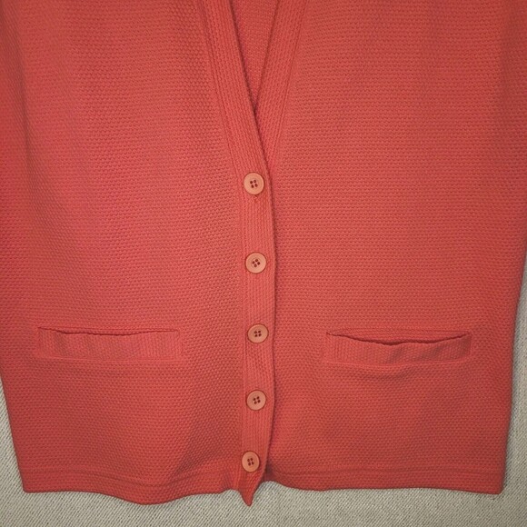 Koret Francisca Petite Cardigan Button Medium Textured Barbie Pink - Picture 3 of 10